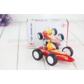 2015 Wholesale Wooden Racing Back Car Kids Jouets artisanaux en bois